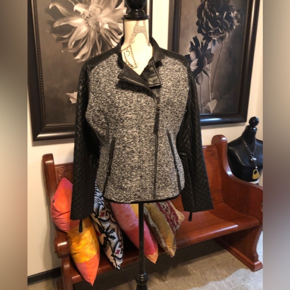 EUC Women’s Marc Lauge Wintertime Collection Moto Jacket - Picture 1 of 14